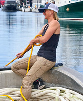 Captain McKenna Peterson prepping The Atlantis