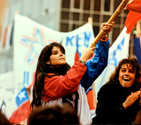 Political Rally, Valparaiso , Chile